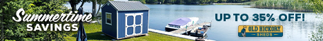 Up to 30% off clearance shed inventory! Buy a shed today with Free Delivery! See details for delivery restrictions.